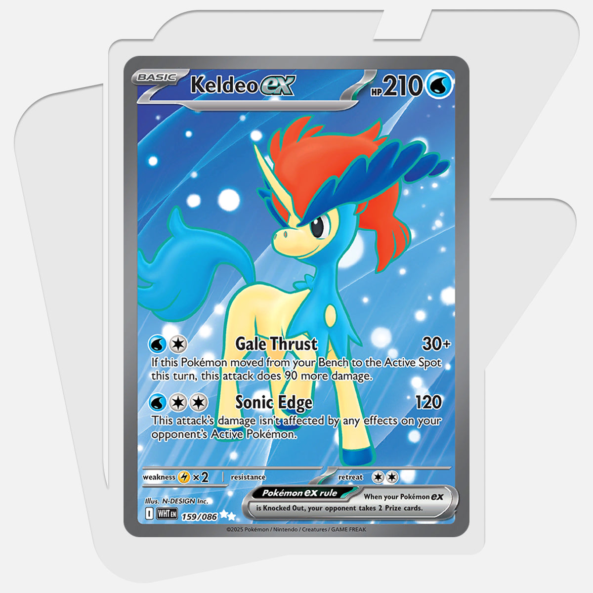 Keldeo ex (WHT 159)