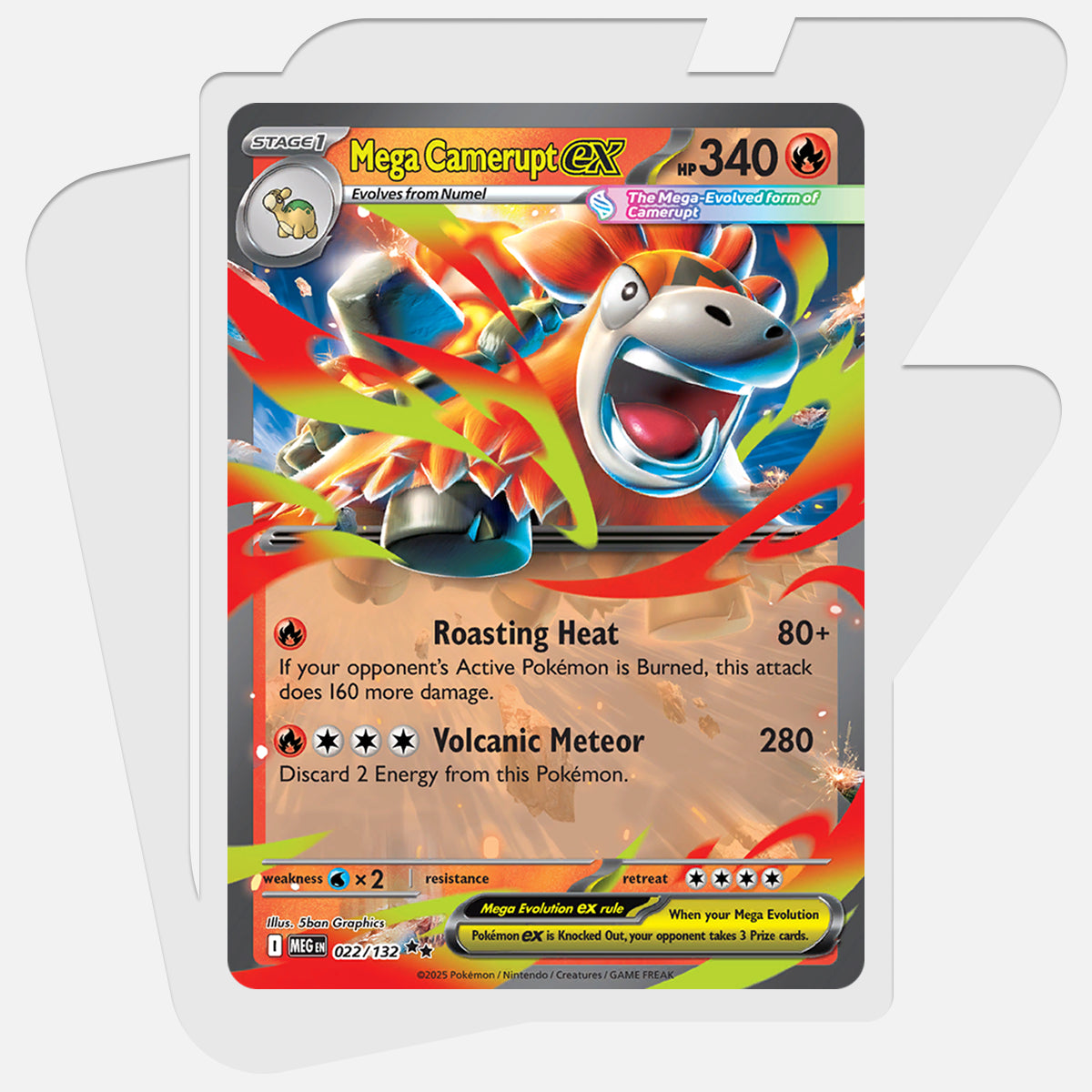 Mega Camerupt ex (MEG 022)